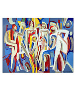 Serigraph, Limited Edition, Augusto Marín, &quot;Family time&quot;, Augusto Marín,... - $817.06 CAD