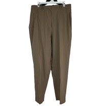 Alia Women&#39;s Stretch Waist Dress Trousers Size M Brown - £14.54 GBP