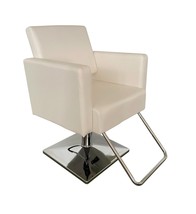 Dallas Salon Styling Chair High Capacity - Salon Barber Chair White - £189.59 GBP