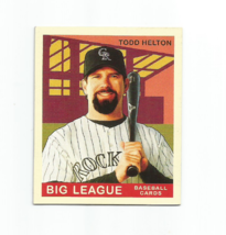 Todd Helton (Colorado Rockies) 2007 Upper Deck Goudey Red Back Card #93 - £3.96 GBP