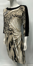 Chico&#39;s Shift Dress Gorgeous Animal Print Any Occasion Bring UR Boots SZ 3/XL - £28.43 GBP