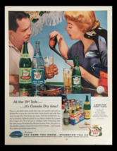 1956 Canada Dry Club Soda Vintage Print Ad - $14.20