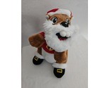 Buc-ee&#39;s Santa Beaver Holiday Christmas Hat 10&quot; Plush Stuffed Animal Bucees - £14.97 GBP
