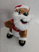 Buc-ee&#39;s Santa Beaver Holiday Christmas Hat 10&quot; Plush Stuffed Animal Bucees - £15.01 GBP