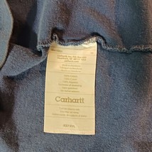 Carhartt K87 RYL Men's Cotton Blue Short Sleeve Pocket Crewneck T-Shirt Size M image 5