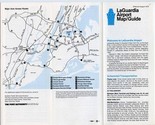 LaGuardia Airport Map Guide 1978 New York City  - £22.07 GBP