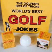 2 EXPLODING GOLF BALLS novelty gag joke sporting goods blowup ball prank... - $10.92