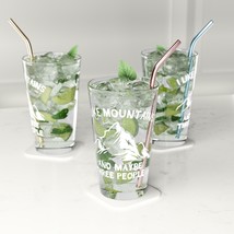 Custom Pint Glass - Nature Humor &quot;I Like Mountains and Maybe Three Peopl... - $28.84
