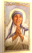 Saint Mother Teresa of Calcutta Laminated Prayer Card, New #PCL-24 - $1.98
