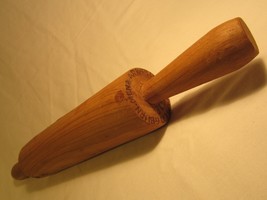 WOODEN Hand Made 1978 15&quot; Rolling Pin [D] - $6.38