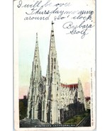 St. Patrick&#39;s Cathedral, New York City, New York Postcard. Posted 1905 - £5.43 GBP