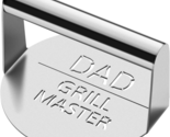 Fathers Day Stainless Steel Burger Press Gift, Dad Grill Master Burger P... - £15.92 GBP