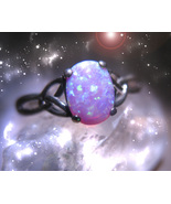 HAUNTED RING RAVEN CIRCLE UNLOCKING SECRETS HIGHEST LIGHT SECRET OOAK MA... - $399.77