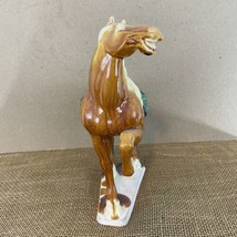 Tang Dynasty China Vintage Ceramic War Horse Figurine - £74.00 GBP