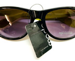 Black with Yellow Arms  Classic Plastic Sunglasses One Pair NWT - £8.31 GBP