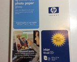 HP Invent Premium Plus Photo Paper Glossy 8.5&quot; x 11&quot; 20 Sheets 10 mil in... - $5.86