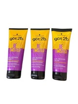 Lot of 3 Schwarzkopf Got2b Be Twisted Curl Reviver Cream 6.8 oz Each *New* - $37.35