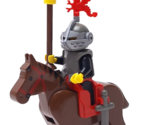 Lego Castle Black Knights: Knight w/ Breastplate Cavalry cas166 - $31.13
