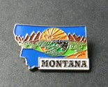 MONTANA US STATE MAP LAPEL PIN BADGE 1 INCH - £4.42 GBP