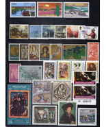 Art Collection MNH Paintings Flowers Landscapes Animals ZAYIX 0224S0022 - £14.13 GBP