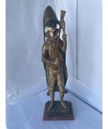 ESTATE SALE VINTAGE STATUE OF A JESTER PLAYING A LUTE 20 INCHS TALL - $93.49