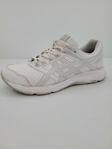 Asics Mens Gel Contend 1131A036 White Lace Up Athletic Running Shoes Size 10.5 - £32.49 GBP