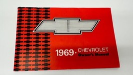 1969 Chevrolet Owner&#39;s Manual First Edition 8/68 - $9.85