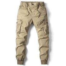 Pantalones Cargo Hombre Jogging Algodón Militar Streetwear De Chándal Tá... - $47.48+