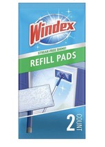 Windex Outdoor Refill Cleaning Pads Streak Free Shine 2 Count New Discontinued - £15.84 GBP