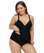 2 PC Swim Dress Tankini Set Black NEW Bathing Suit NWT SZ LG-XXXL - $54.24 CAD