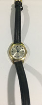 Jules Jurgensen 18k Yellow Gold Vintage Mechanical Watch With Leather Band - £398.87 GBP