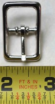 5/8&quot; Center Bar Buckle Nickel Plate Horse Saddle Tack Hardware High Grad... - $73.84 MXN