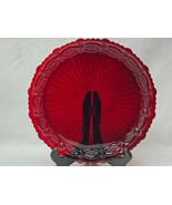 AVON Ruby Red 1876 CAPE COD 10.75&quot; Dinner Plate By Wheaton Glass - SINGLE - €11,05 EUR