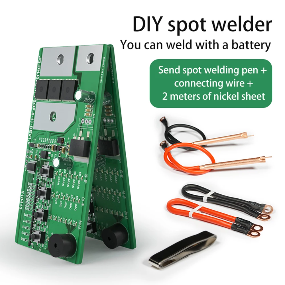 DIY Spot Welding hine 6 Gear Adjustable Spot Welder 0.1~0.m Nickel Sheet Welding - $217.21