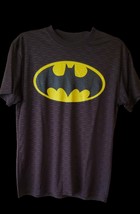 Batman Classic Logo Black Graphic T-shirt Men&#39;s size Small All Over Logo... - £15.59 GBP
