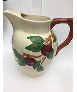 Franciscan Earthenware Apple Design 9&quot; Tall Ceramic Pitcher - £92.06 GBP