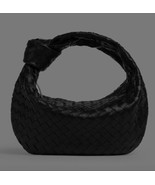 Bottega Veneta Teen Jodie Shoulder Bag Black Intrecato Leather $3500 - £1,563.73 GBP