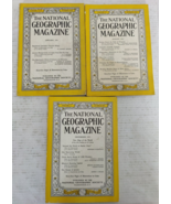 January, August and December 1951 National Geographic Magazine Lot Of 3 - £12.41 GBP
