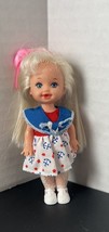 Mattel Kelly Li&#39;l Friends of Kelly Barbie Doll With Dress, Tights, Bow &amp;... - $9.95