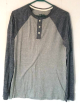 Urban Pipeline t-shirt size S men long sleeve gray darker gray sleeves 3... - £5.35 GBP