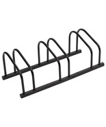 vidaXL Black Steel Bike Rack for 3 Bikes with Sturdy Hooks &amp; Easy Instal... - $92.99