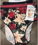 Jockey 3-Pair Women&#39;s Hip Brief Underwear Panties Tactel Nylon Blend ~ L/7 - $500.88 MXN