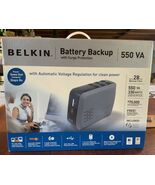 BELKIN Battery Backup With Surge Protection  550 VA F6C550-AVR NIB - $82.40