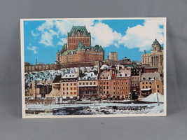 Vintage Postcard - Chateau Frontenac Quebec City in Winter - JC Ricard - £11.99 GBP