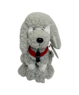 COCA COLA 1999 GRAY PODDLE, 6&quot; TALL PLUSH STUFFED PLUSH ANIMAL W/ TAGS - $221.14 MXN