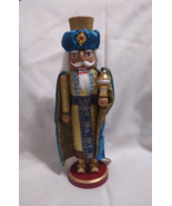Nutcracker Wise Man Wood Maji Nativity King Melchior 14 Inches Christmas... - $95.06 CAD
