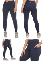 Athletic Works Women&#39;s Core Mid-Rise Pocket Legging Navy Size XXL NWT - $13.99