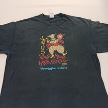 Gildan Ultra Cotton LOTUS WORLD MUSIC Men's Blue Graphic T-Shirt Short Sleeve XL image 13