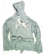 BCB Generations Heather Gray Jacket With Hood and Tie Belt New With Tags... - £17.68 GBP