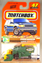 2000 Matchbox #47 Farming Series 10 COMBINE HARVESTER Green w/Black Hub Spokes - $11.50